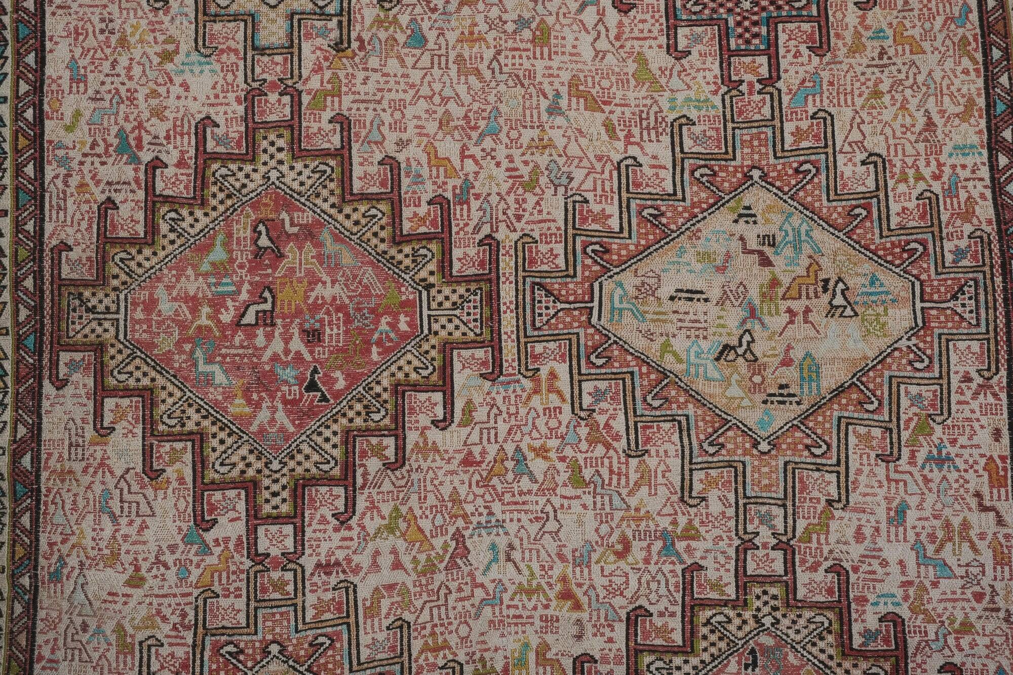 Tapis turc vintage fait main