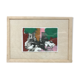 Bold pastels in old photo brighton 1925