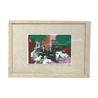Bold pastels in old photo brighton 1925