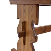 Vintage Pinewood Dining Table Desk with Drawer 60s Design
