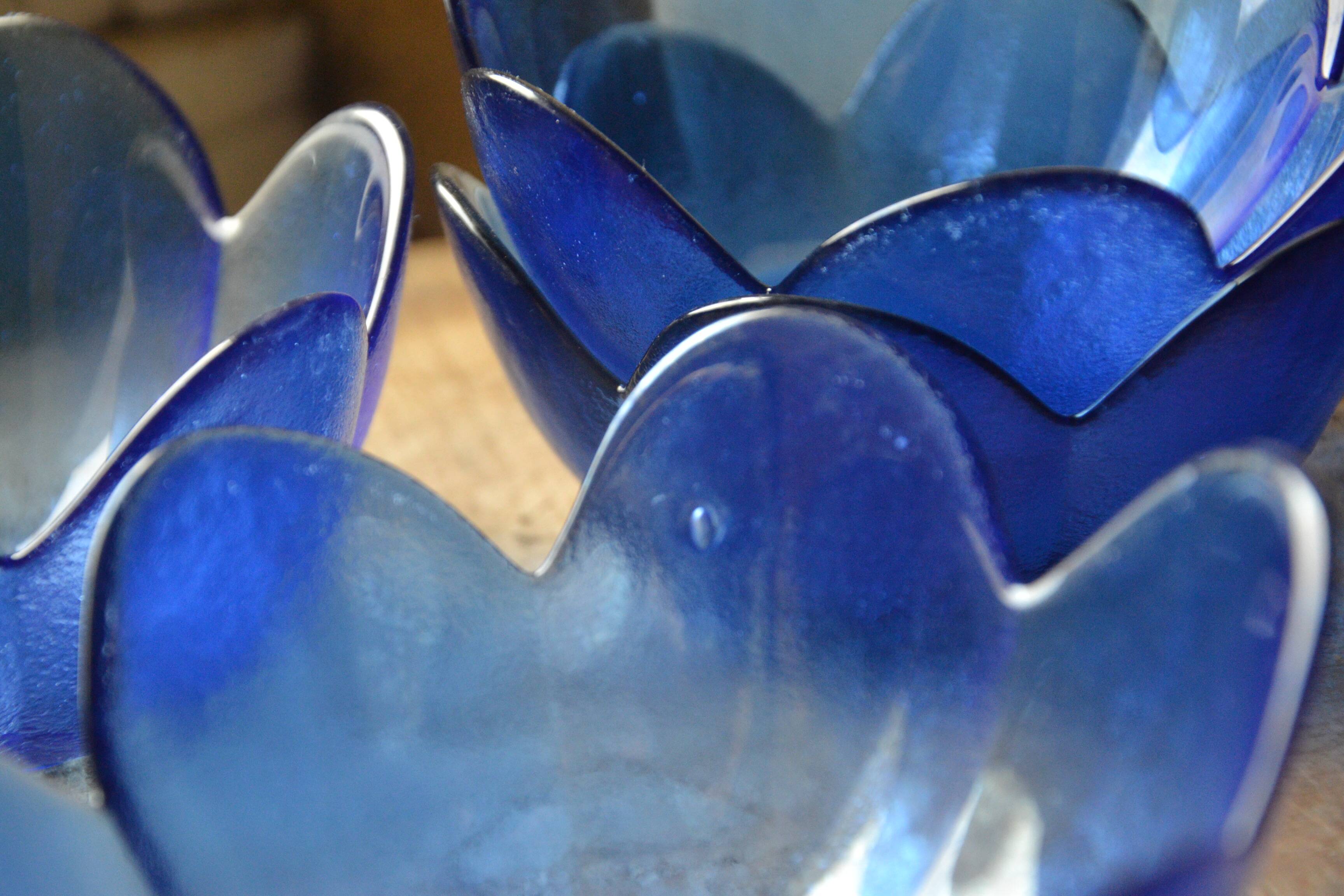 Lot de 4 coupelles en verre