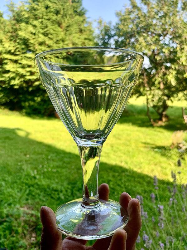 Verres bistrot anciens La Rochère