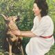 Portrait de femme et son chien