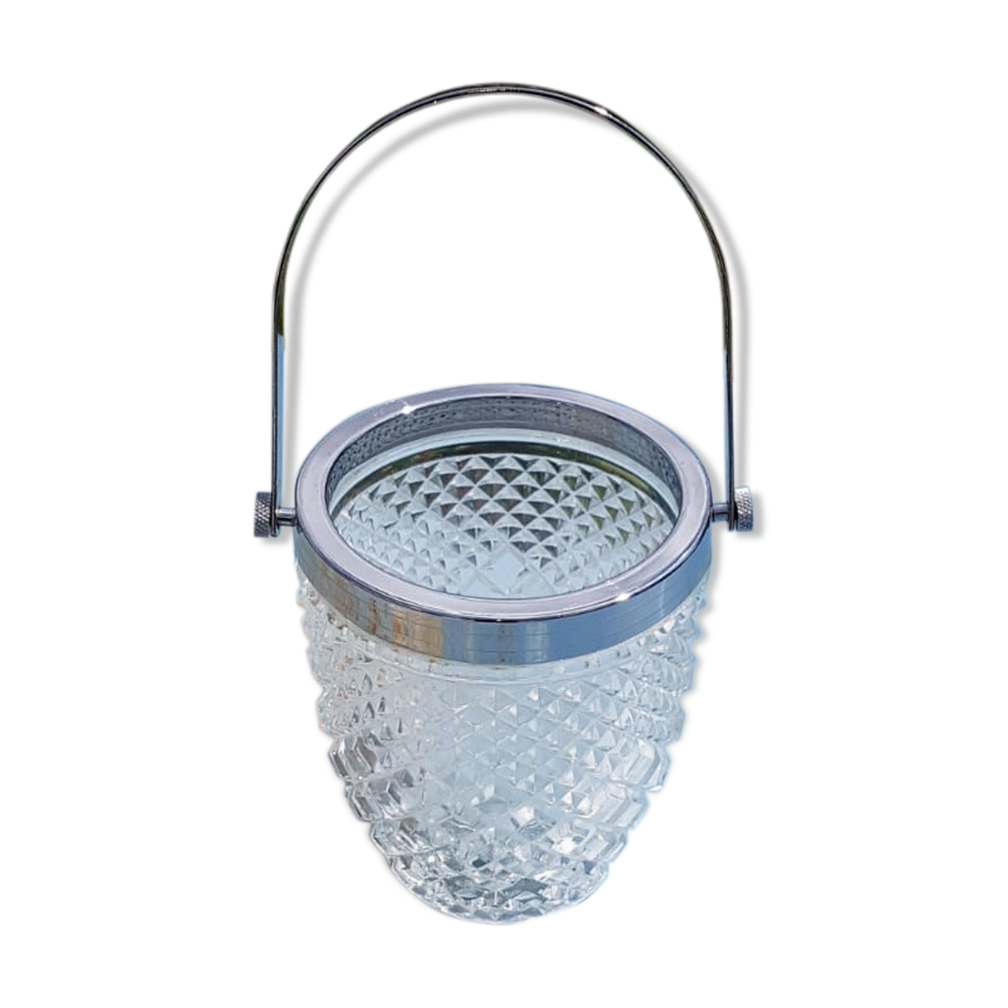 Crystal ice bucket