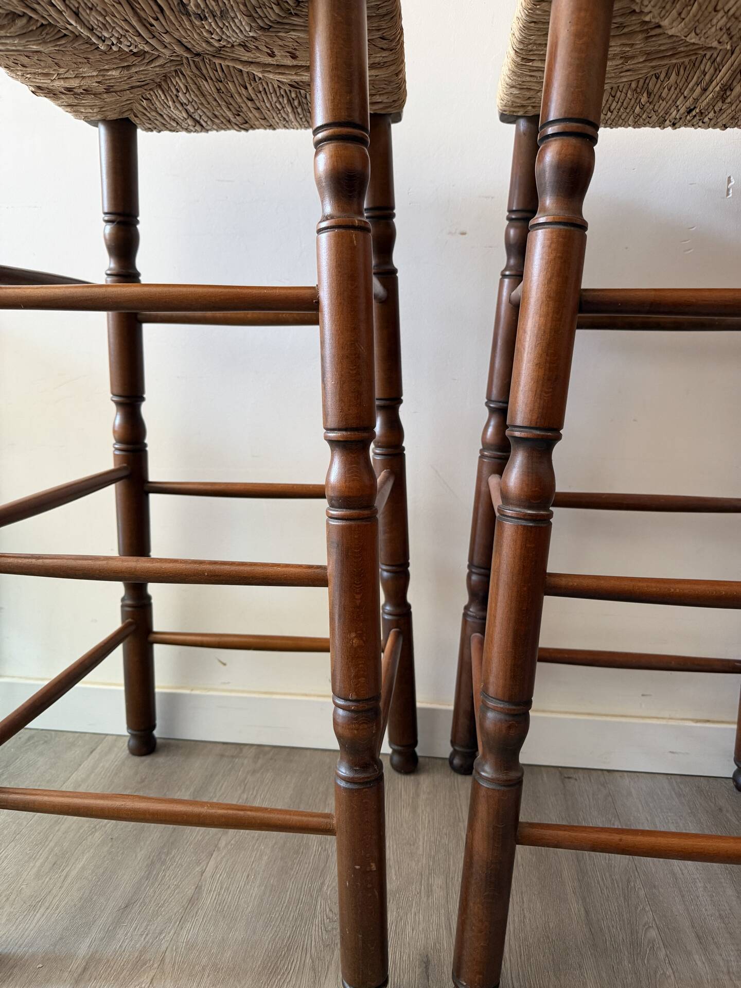 Mid Century bar stools set of 2
