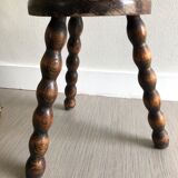 Wood tripod stool