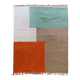 Handmade pure wool Moroccan rug from Oued Zam, size 155 x 245 cm.