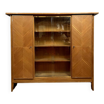 Vintage oak bookcase circa 1950