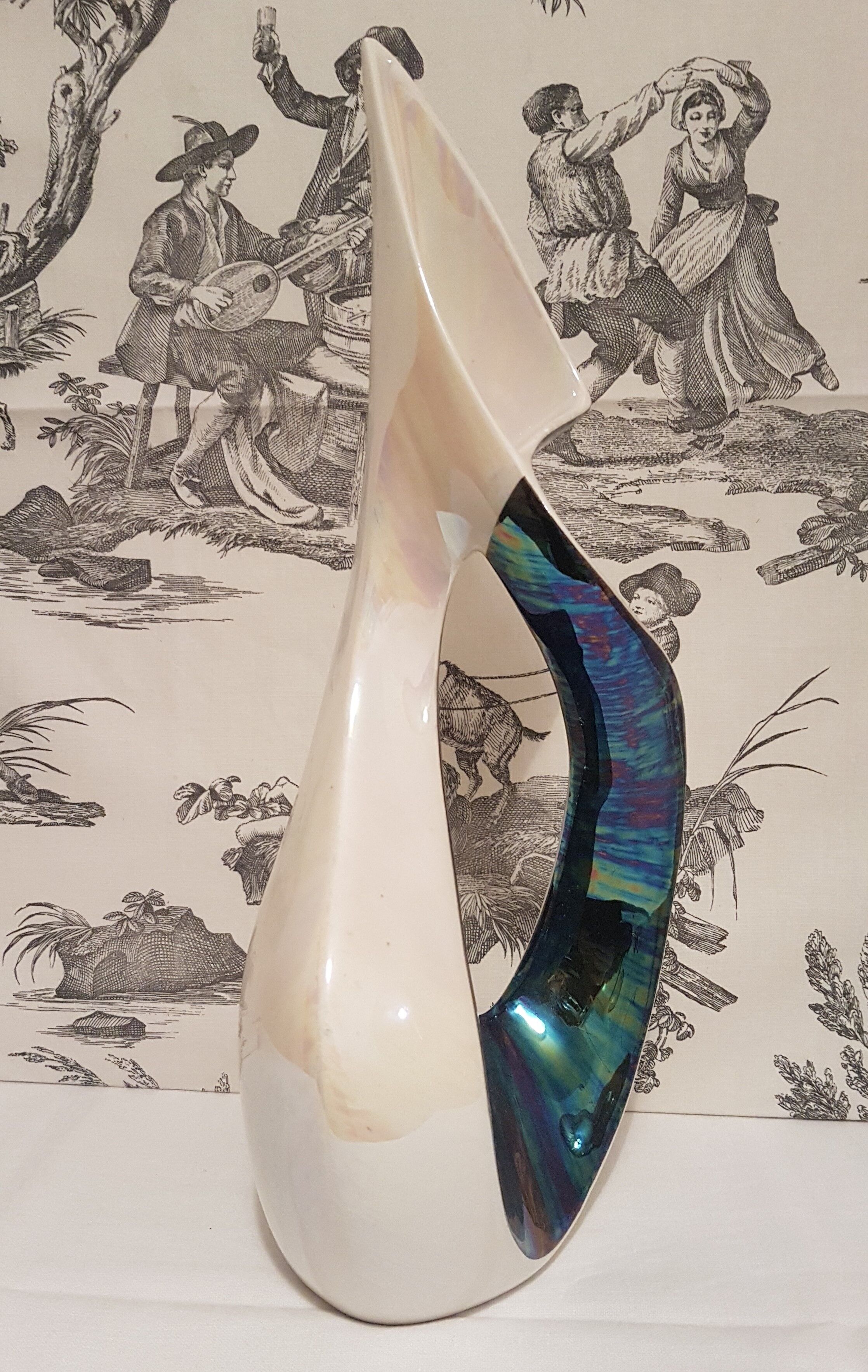 Ceramic art deco vase