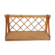 Vintage rattan wall shelf