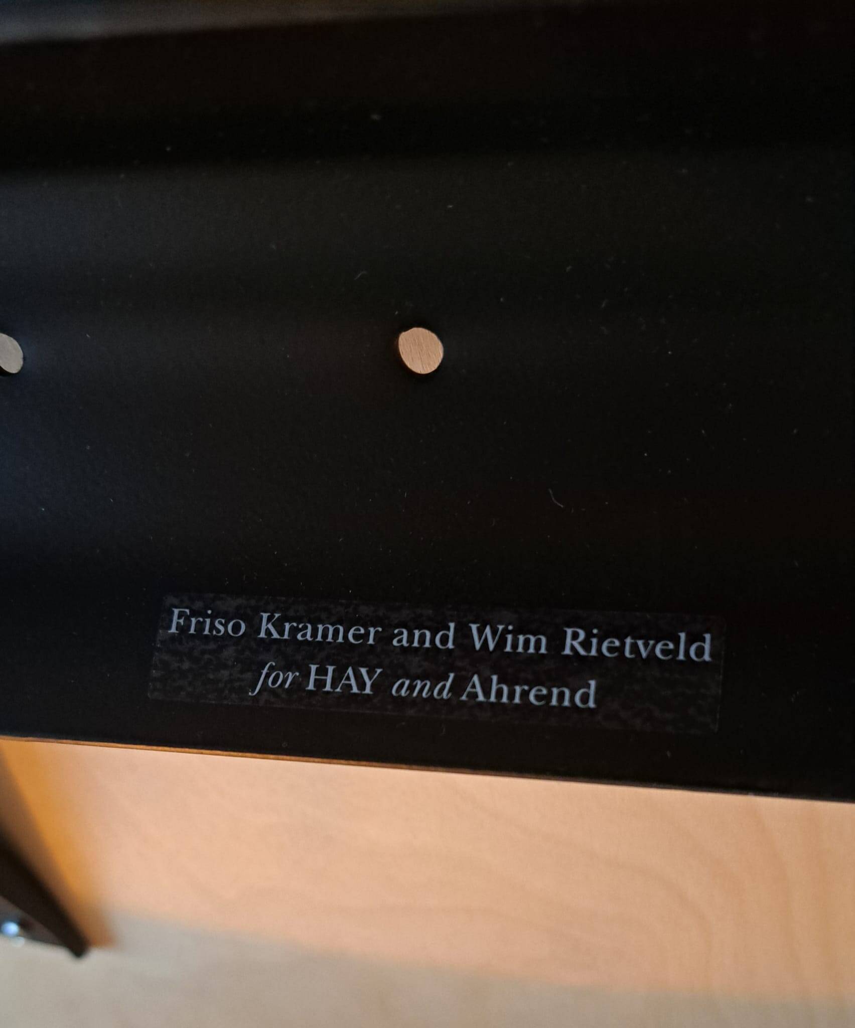 Hay - Pyramid table and bench + 3 Result chairs