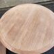 Table à manger scandinave extensible rénovée en chêne 110cm du XXème