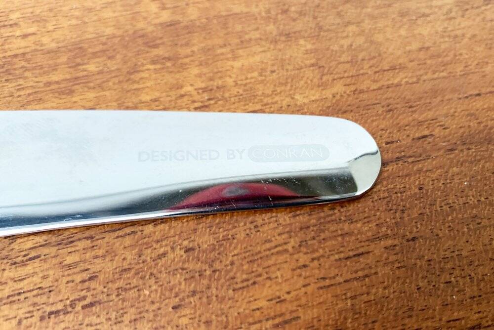 Postmodern Cutlery Conran Salad Spoons, 1990s, Set of 2