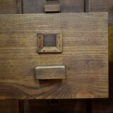 Mid century wooden apothecary drawers, 1940s, 50s
