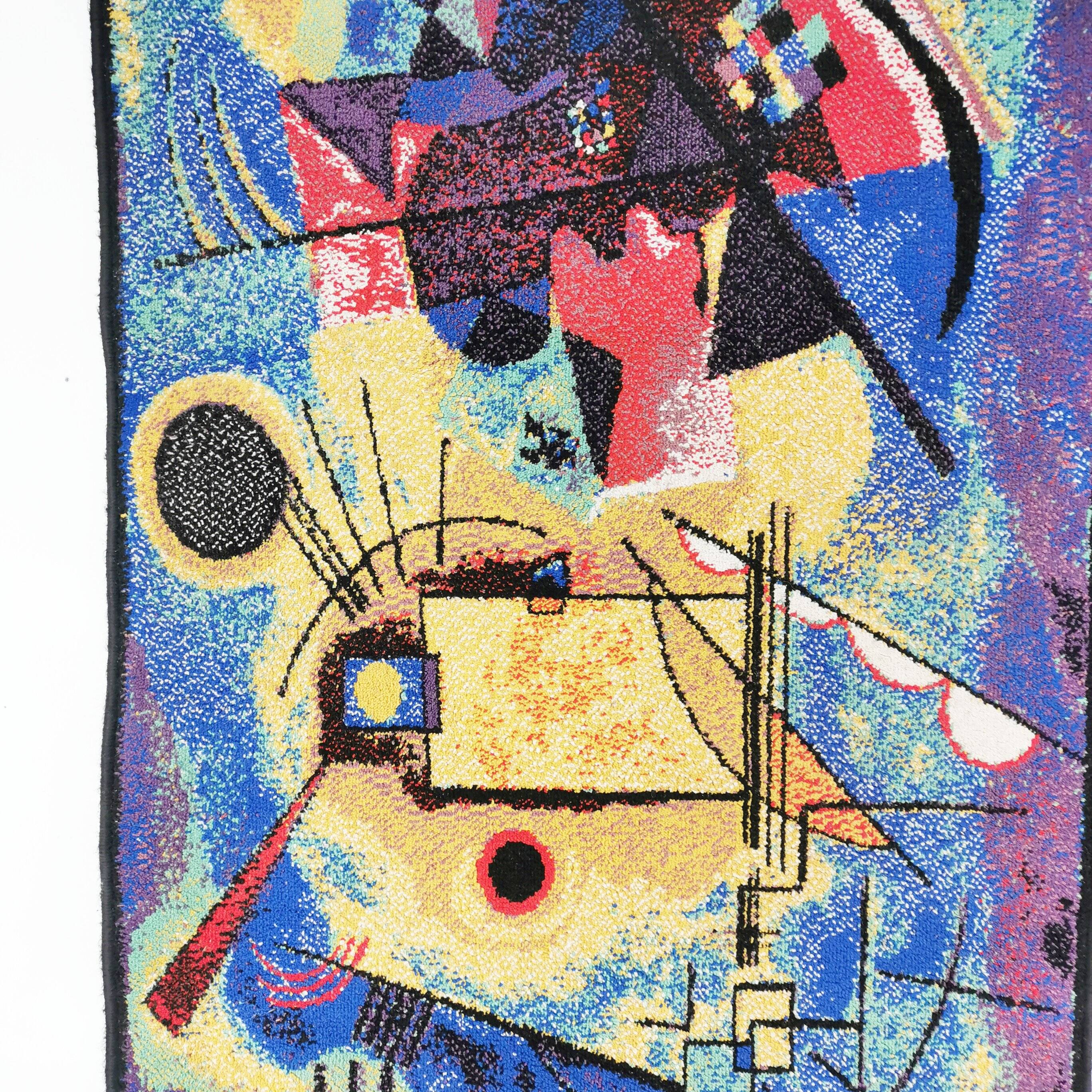 Carpet with a composition by Wassily Kandinsky, Shahbano, Germany 1980s