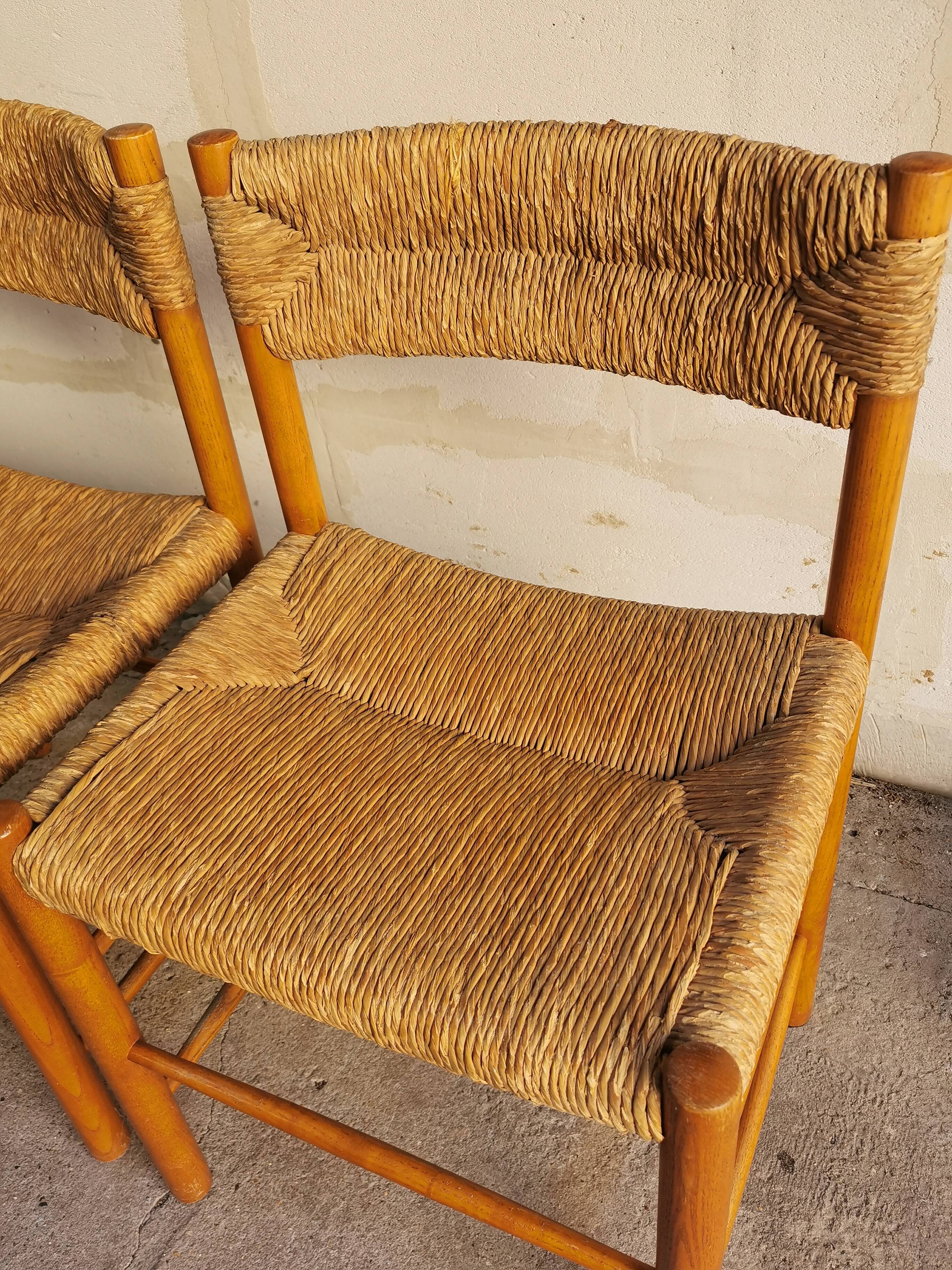 4 vintage chairs Dordogne model by Robert Sentou