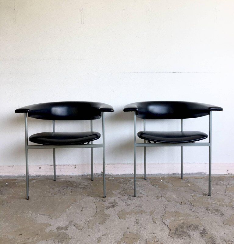 Pair of chairs model gamma Rudolf Wolf 1960