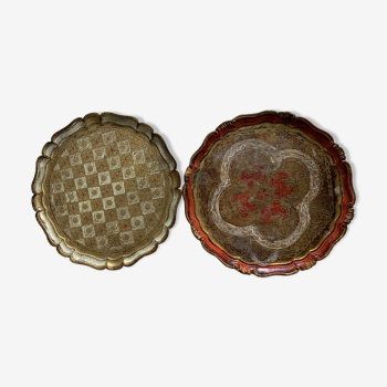 2 Florentine trays