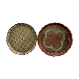 2 Florentine trays