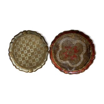 2 Florentine trays