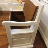 Wooden chest bench