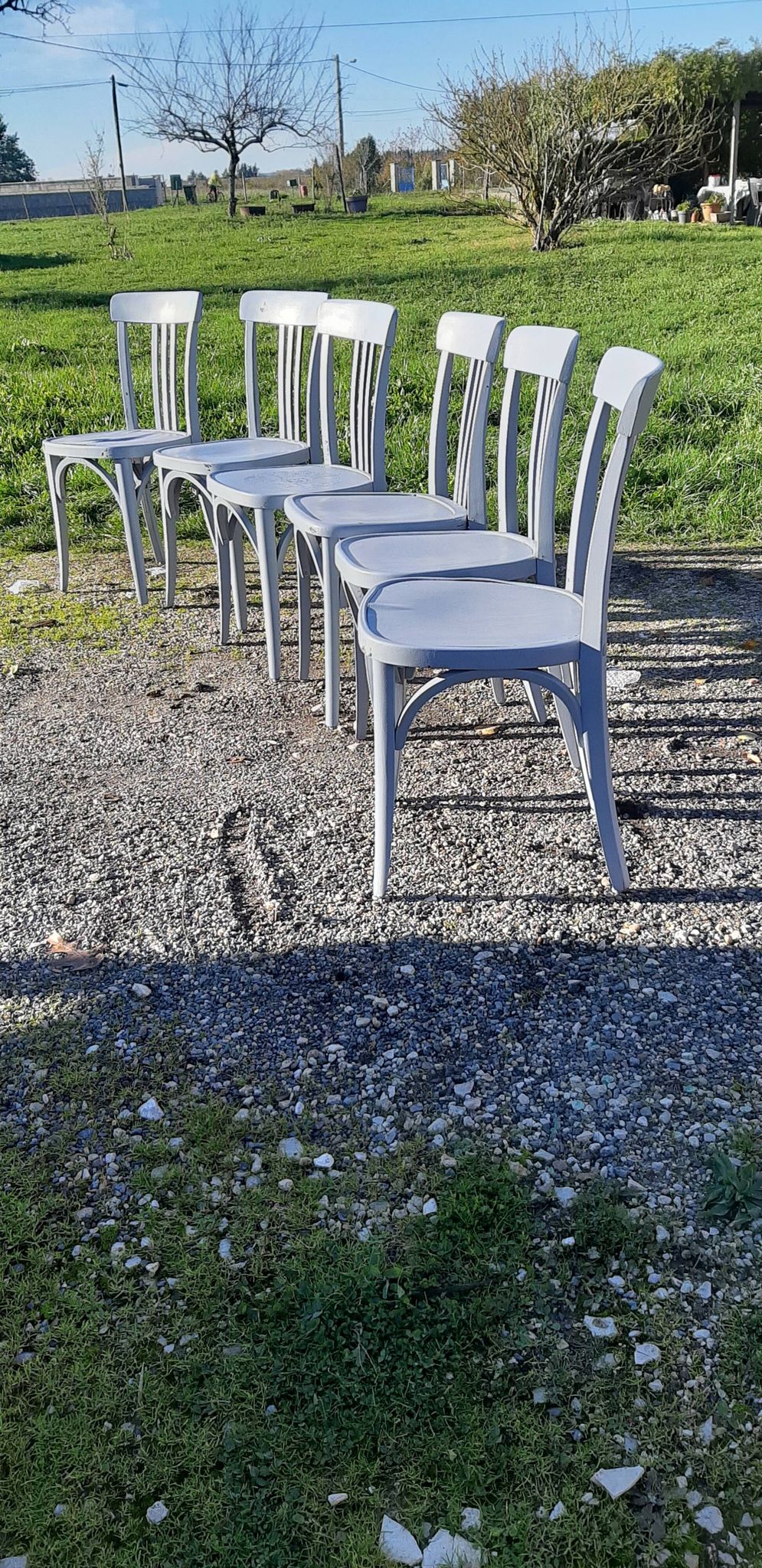 6 chaises de bistrot, Thonet