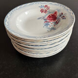 12 plates Digoin Sarreguemines Olga