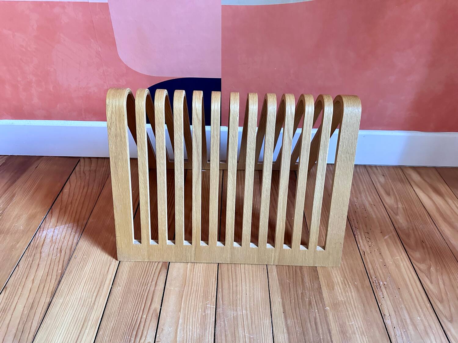 Porte-revue, vinyle en bois par Habitat, 1990