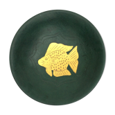 Plat de couleur verte