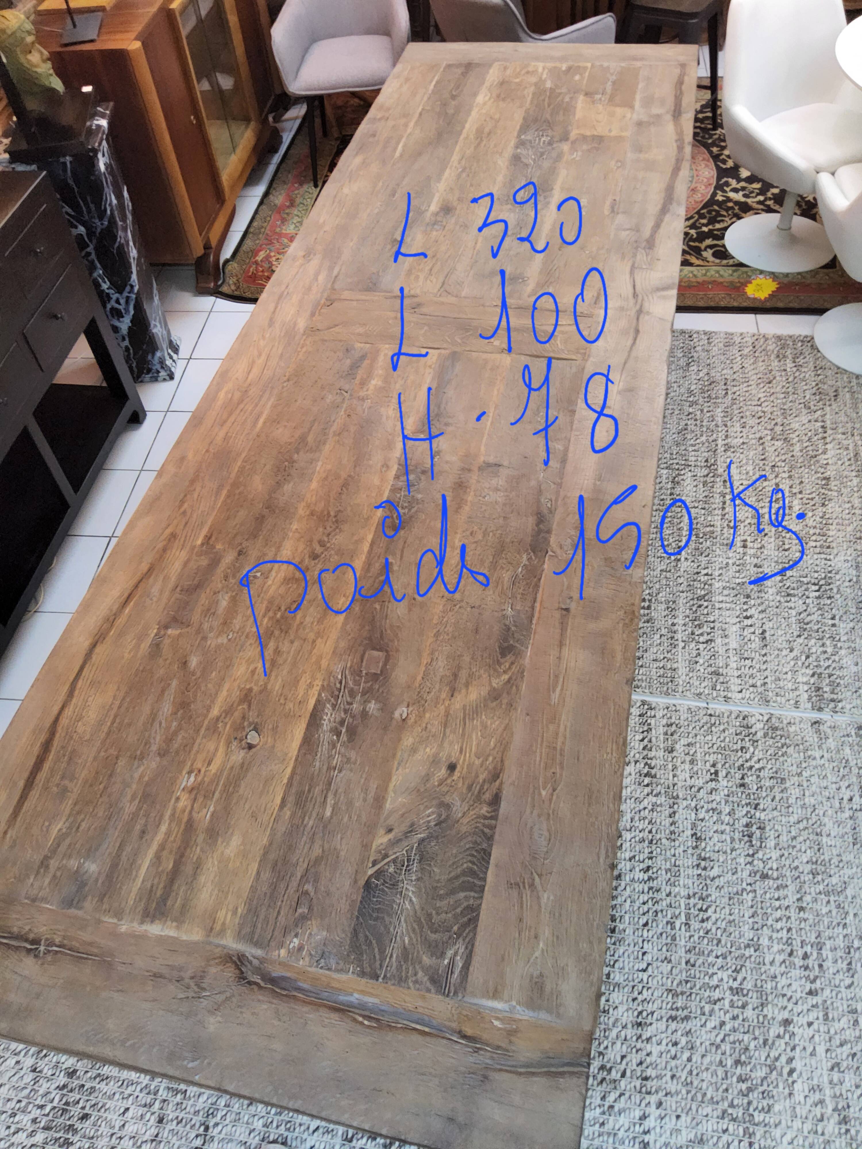 Grande table de ferme