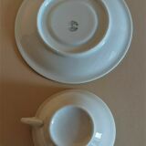 Limoges porcelain cup La Seynie 50s