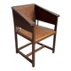 Hans Vollmer & Prag-Rudniker Wickerwork, Oak and Cane Chair Mod. 464, 1902