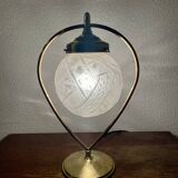 Art Deco table lamp, signed "Muller et Frères", 1930s.