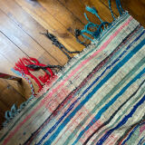Multicolored Berber carpet 207 cm x 133 cm