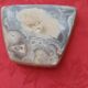 Polished agate soap dish or ashtray