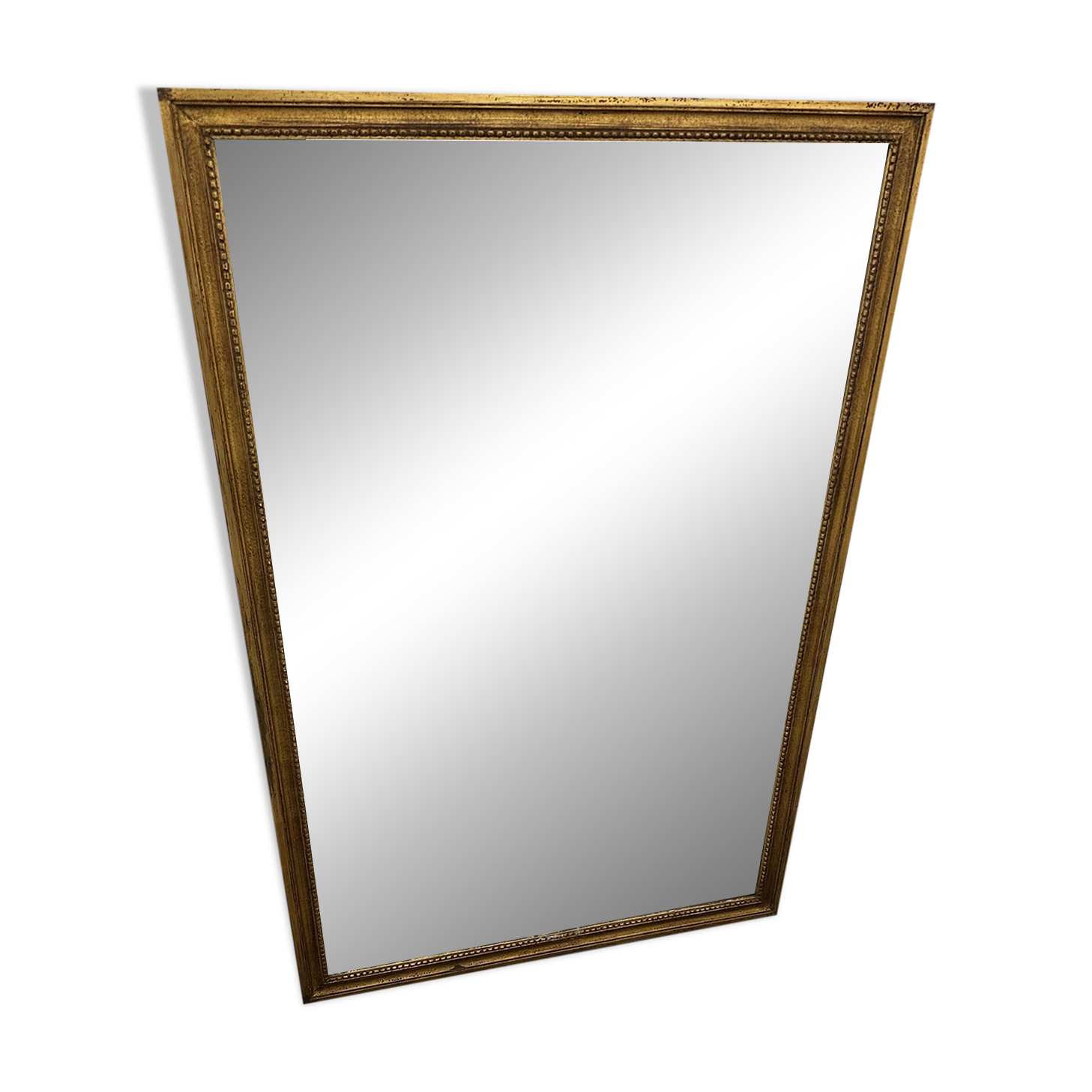 Grand miroir - contour Bois Doré