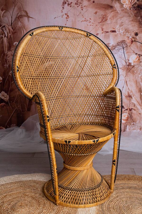 Fauteuil Emmanuelle osier/rotin