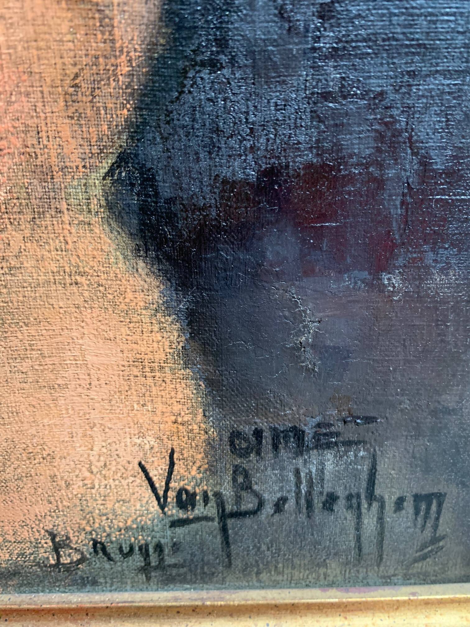 A. van BELLEGHEM (1922 - 1996) "Mother and child".