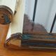 Mirror top with its 7 art deco glass cups