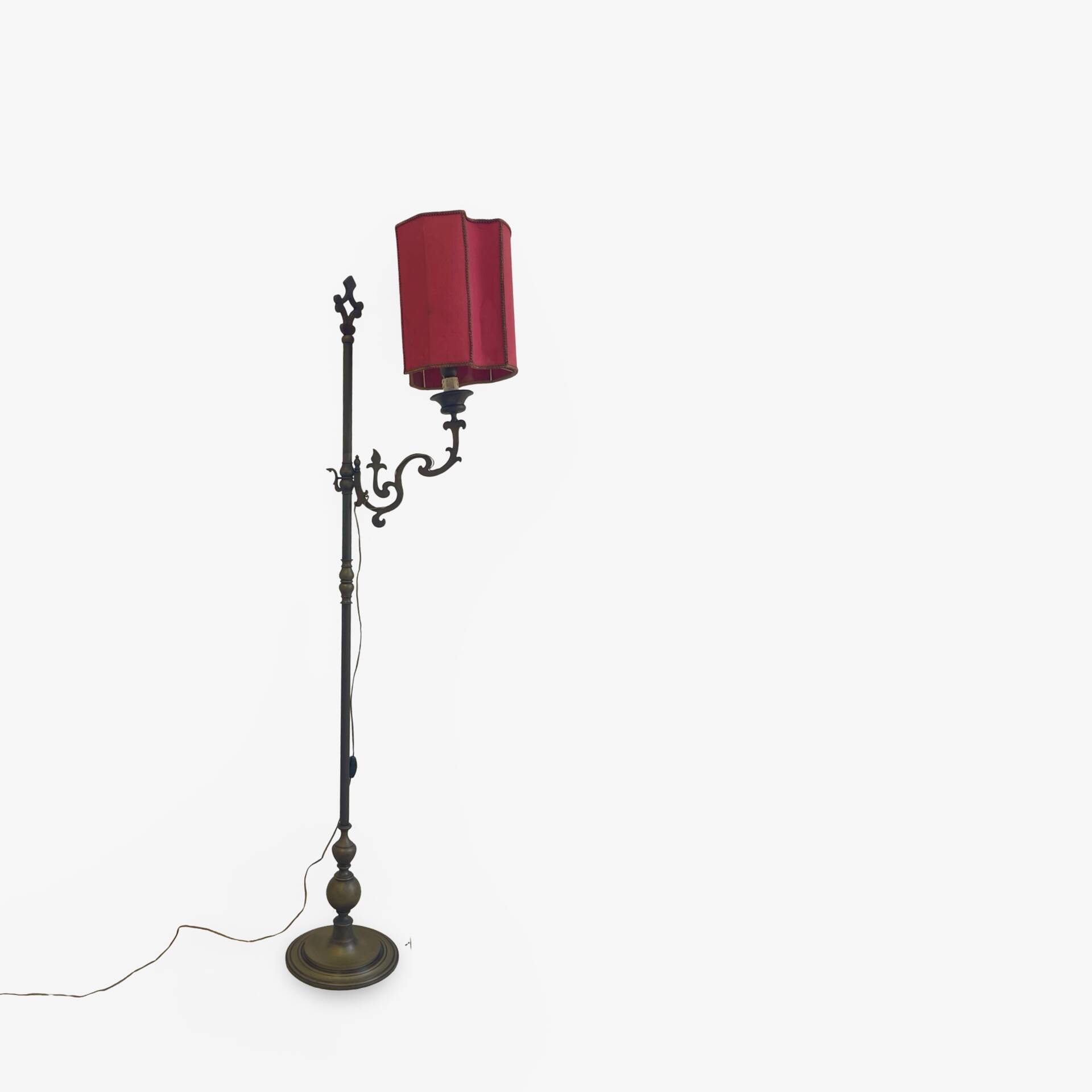 antique Art Nouveau floor lamp