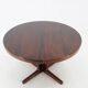 1960s Danish Round Wooden Extendable Table
