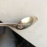 5 small spoons in glazed silver, late 19th century