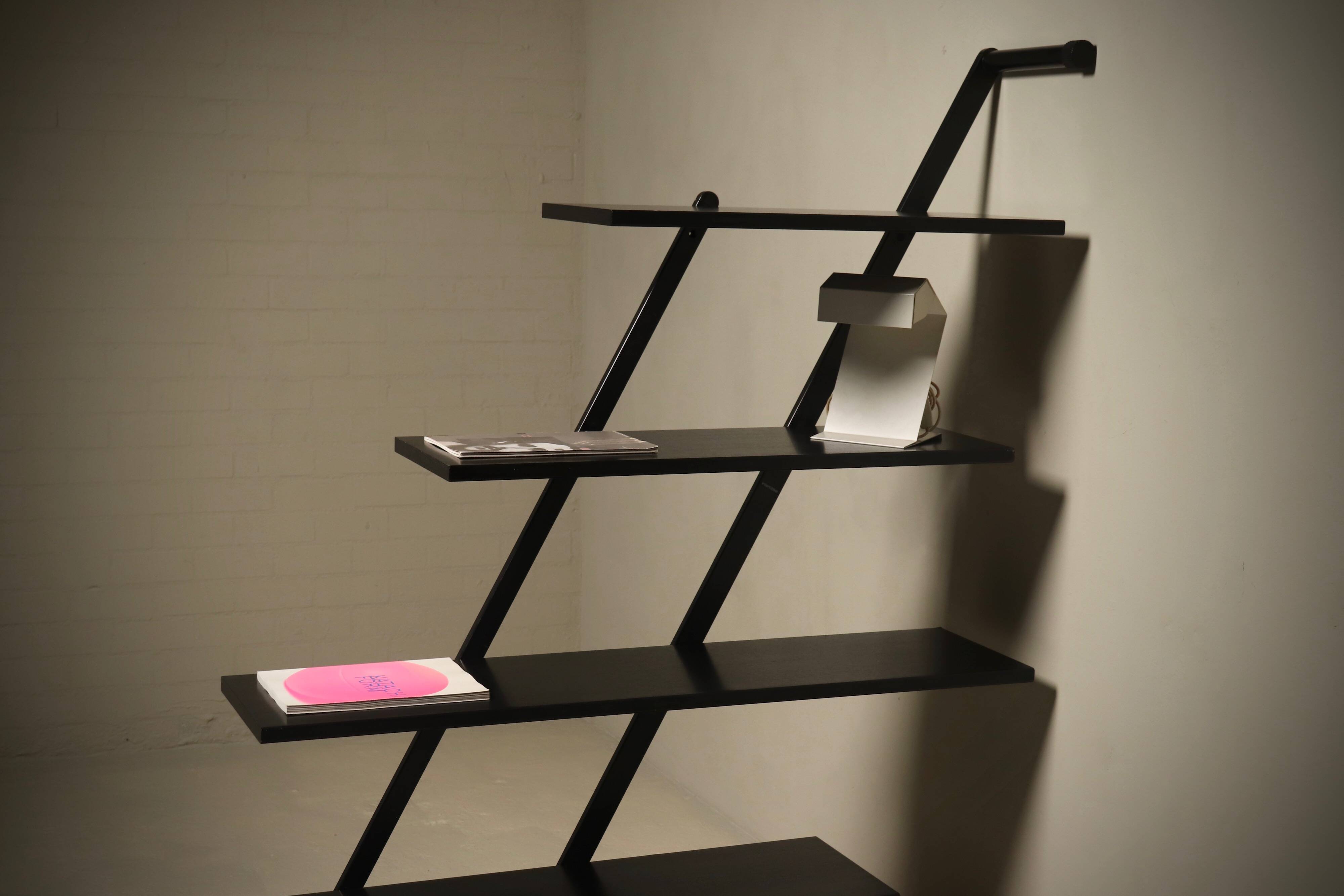 Postmodern Freestanding shelving Unit by Interlübke Germany 1980s