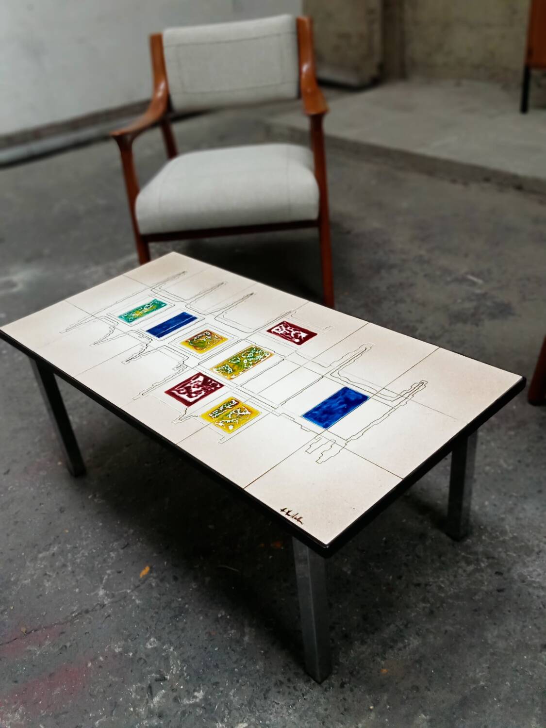 Ceramic coffee table