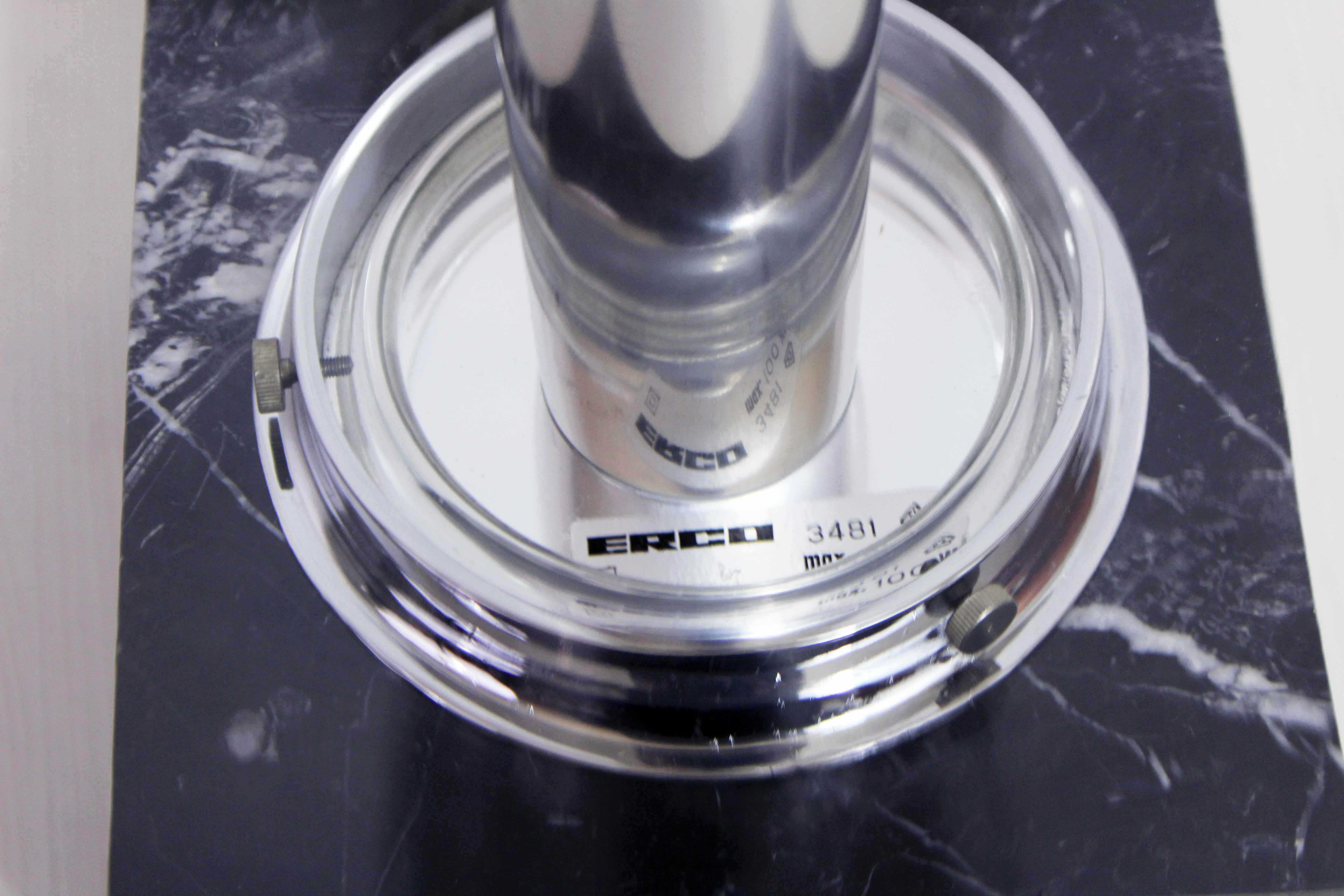 ERCO marble and glass table lamp
