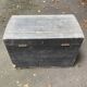 Wooden travel trunk
