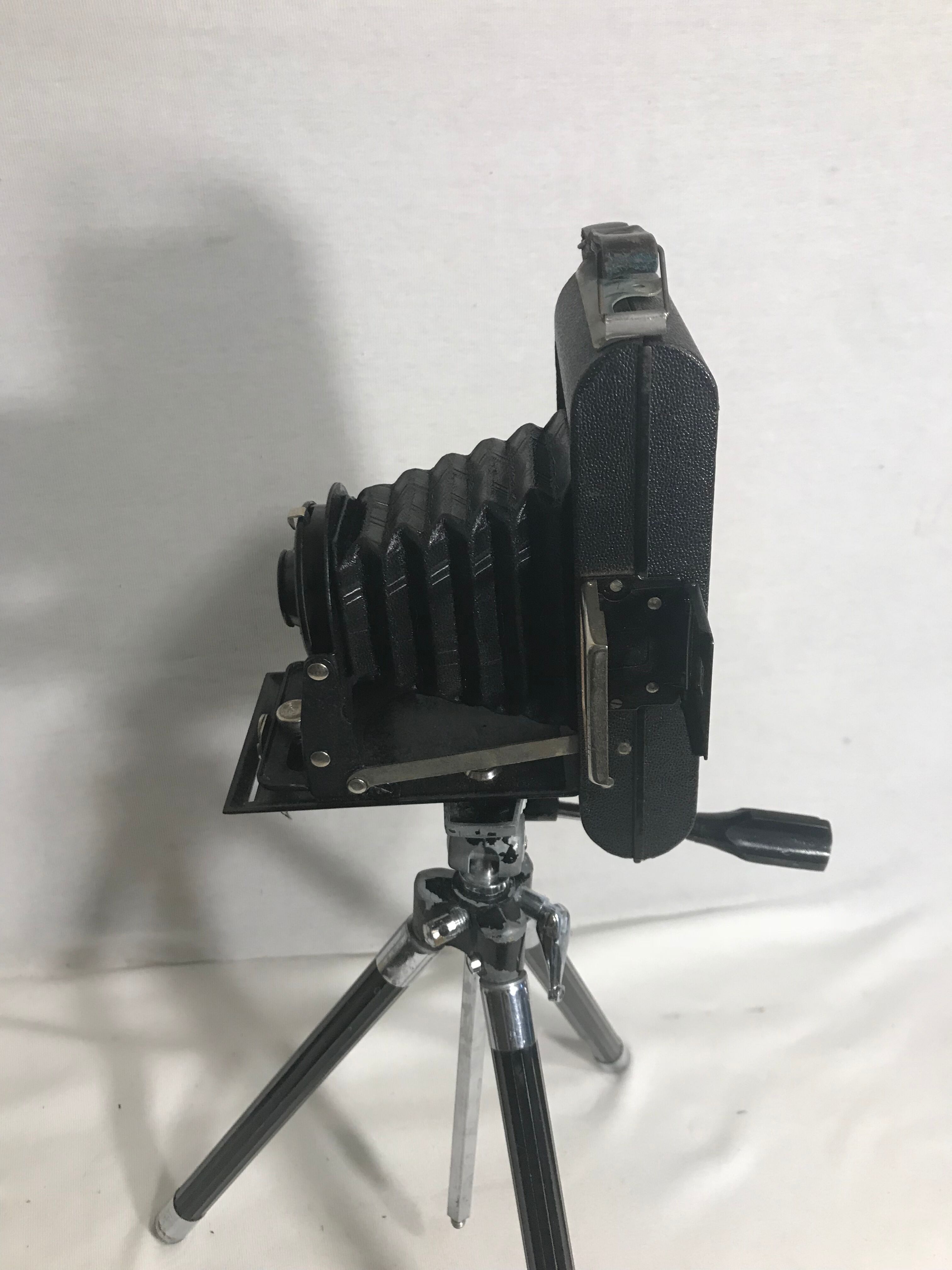 Hawkeye folding camera 620 bellows with tripod