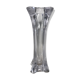 Old molded Crystal Vase form geometric Decoration Vintage