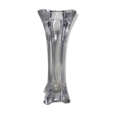 Old molded Crystal Vase form geometric Decoration Vintage
