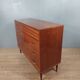 Commode vintage en placage d'acajou